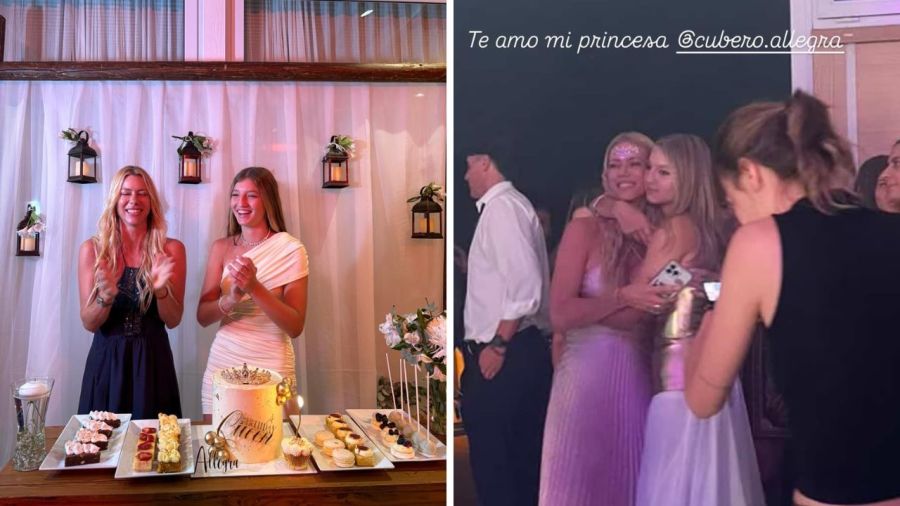 Allegra Cubero y Nicole Neumann