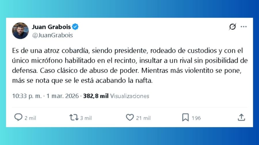 Juan Grabois - Javier Milei violentito