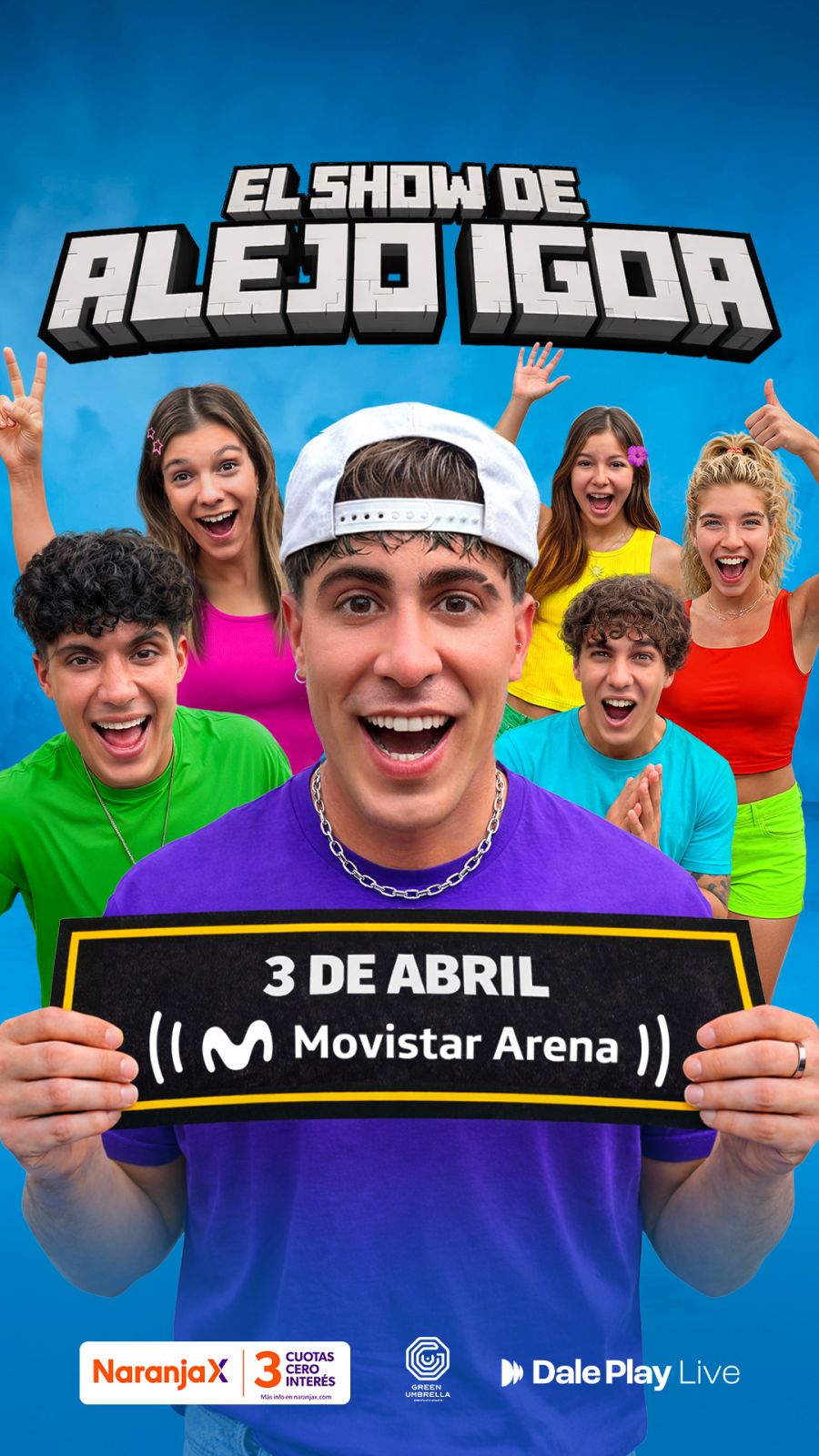 Alejo Igoa en el Movistar Arena