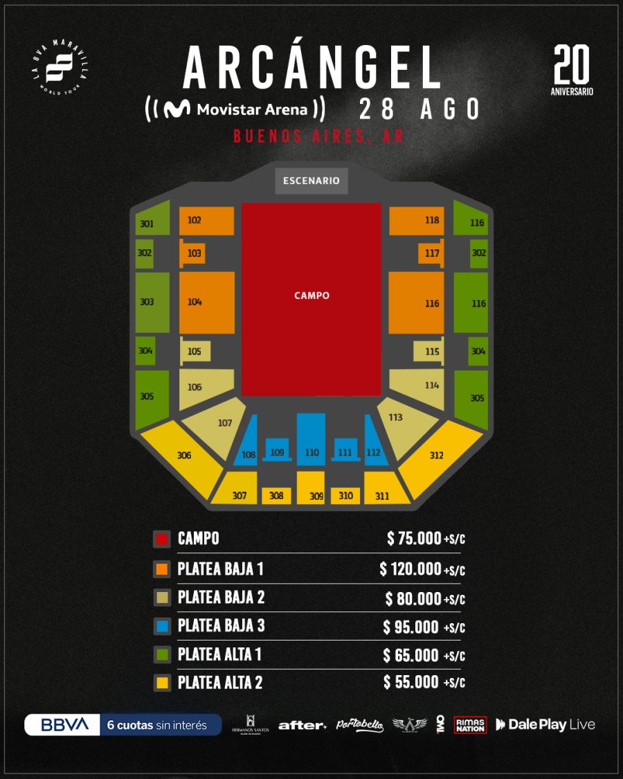 Arcángel en el Movistar Arena