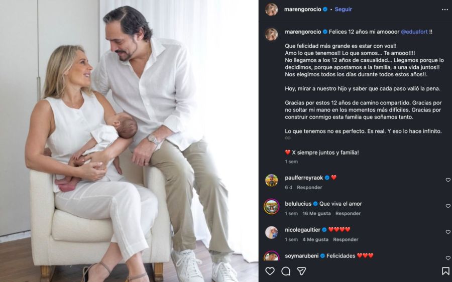 Rocío Marengo, Isidro Fort