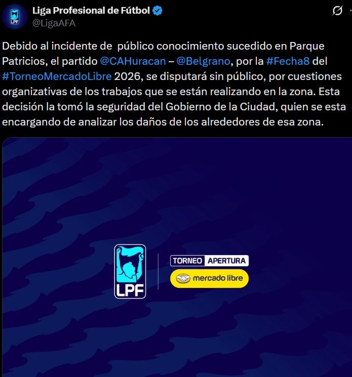 Tuit Liga Profesional