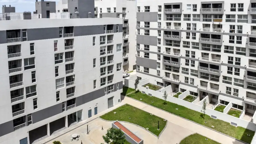 Complejo de viviendas Estación Buenos Aires, en el barrio porteño de Parque Patricios