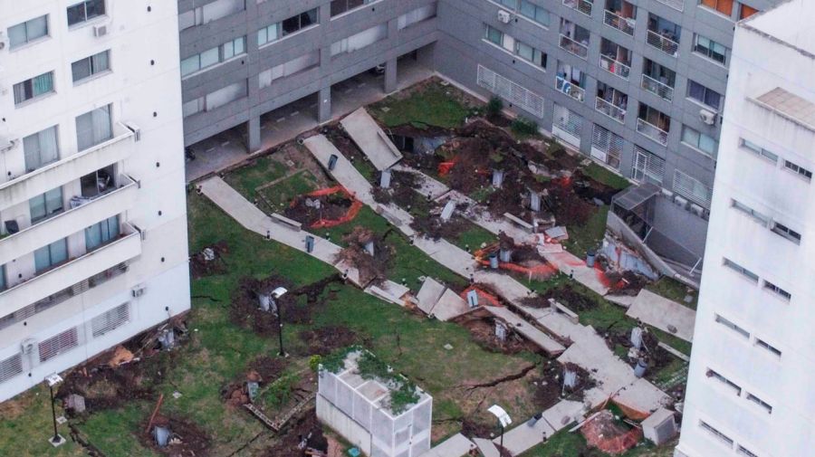 Derrumbe en Parque Patricios 04032026