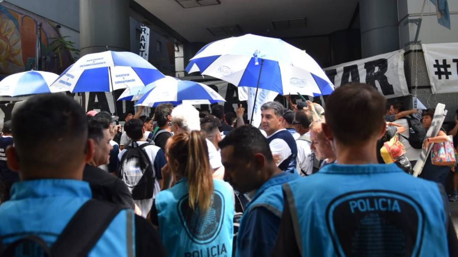 Manifestación en Ministerio de Trabajo 04032026