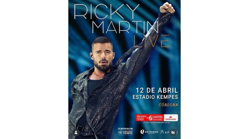Ricky Martin en Córdoba