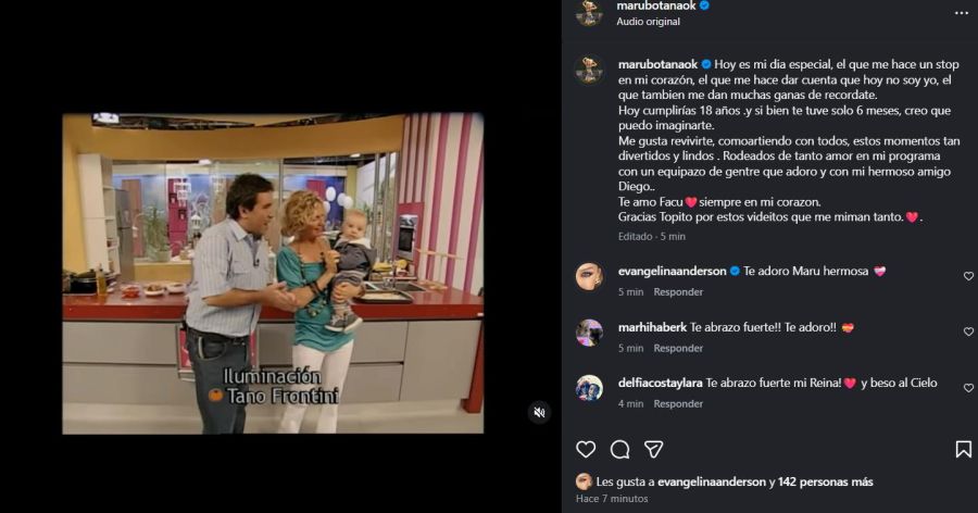 El desgarrador mensaje de Maru Botana en el día que su hijo, Facu, cumpliría 18 años: 