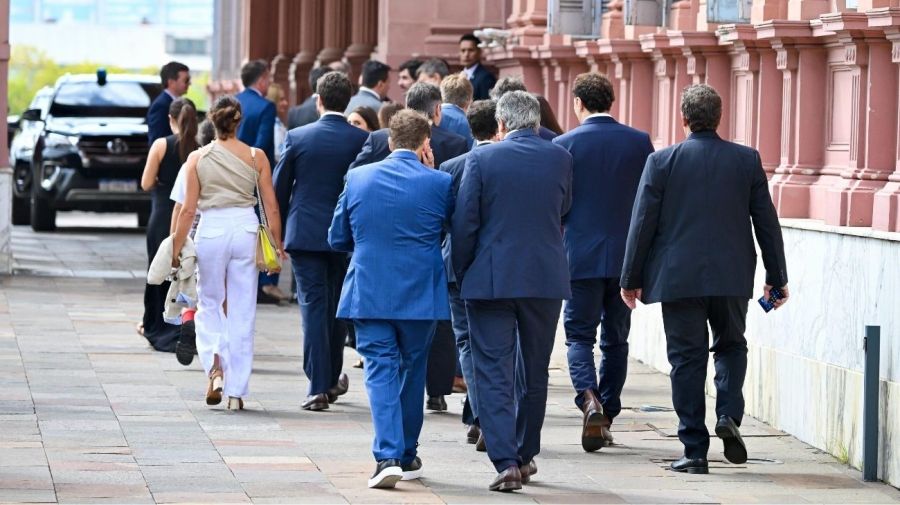 La ceremonia de jura de Juan Bautista Mahiques como ministro de Justicia