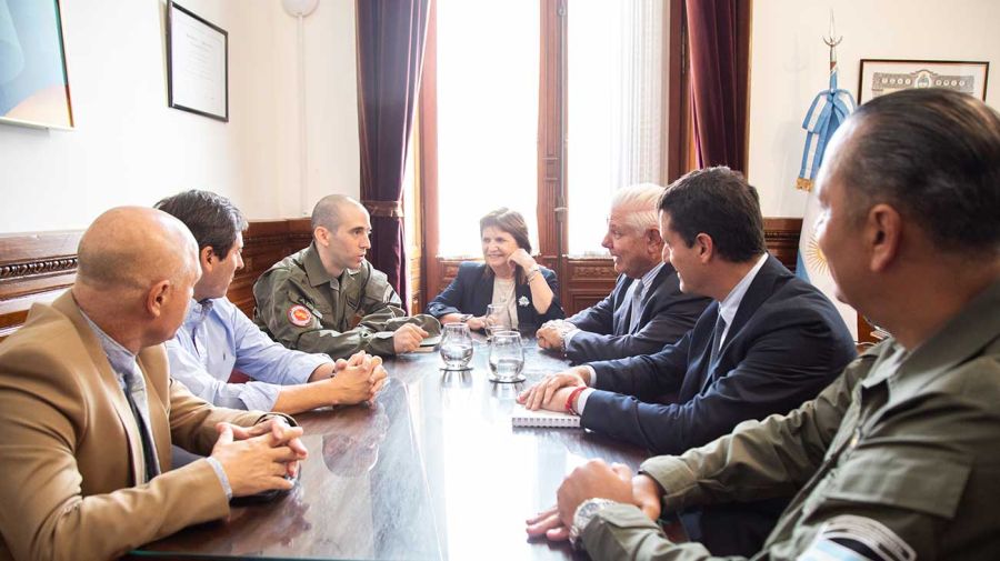Patricia Bullrich recibió al gendarme Nahuel Gallo 05032026