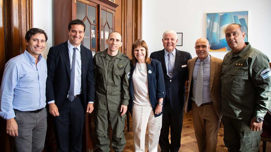 Patricia Bullrich recibió al gendarme Nahuel Gallo 05032026