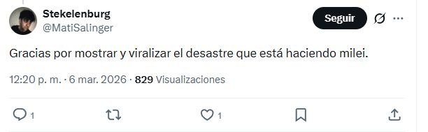Cornejo destacó como positiva la baja de empleo registrado en Mendoza y tuvo centenares de respuestas negativas.