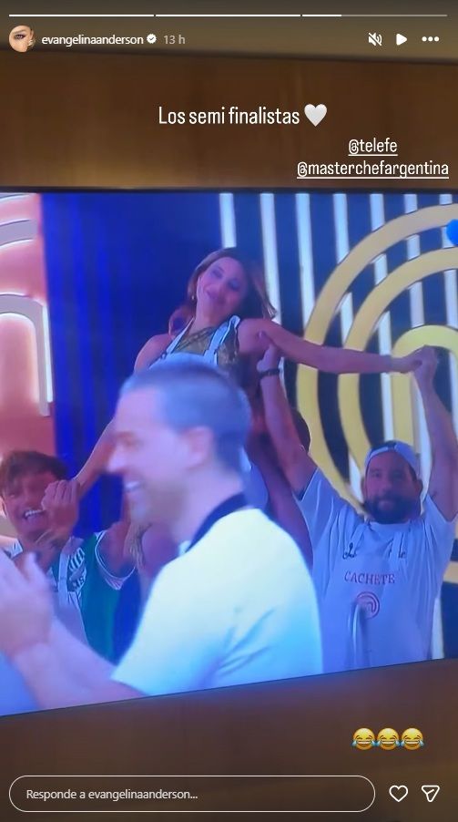 El gesto de Ian Lucas con Evangelina Anderson en Masterchef