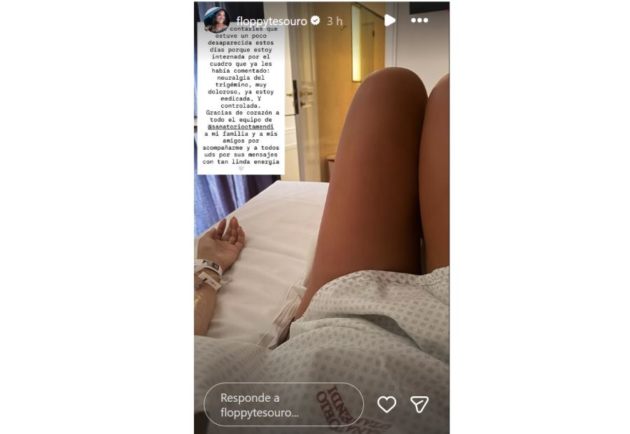 Floppy Tesouro está internada