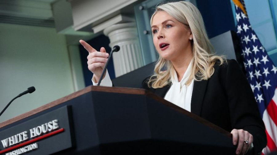 La secretaria de Prensa de la Casa Blanca, Karoline Leavitt