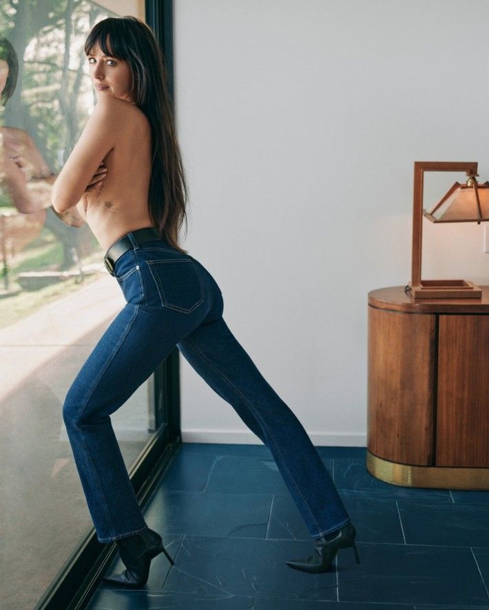 Dakota Johnson en topless y ropa interior