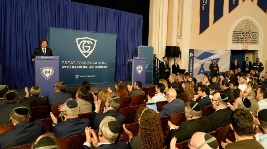 Javier Milei habló en una universidad de Nueva York 20260309