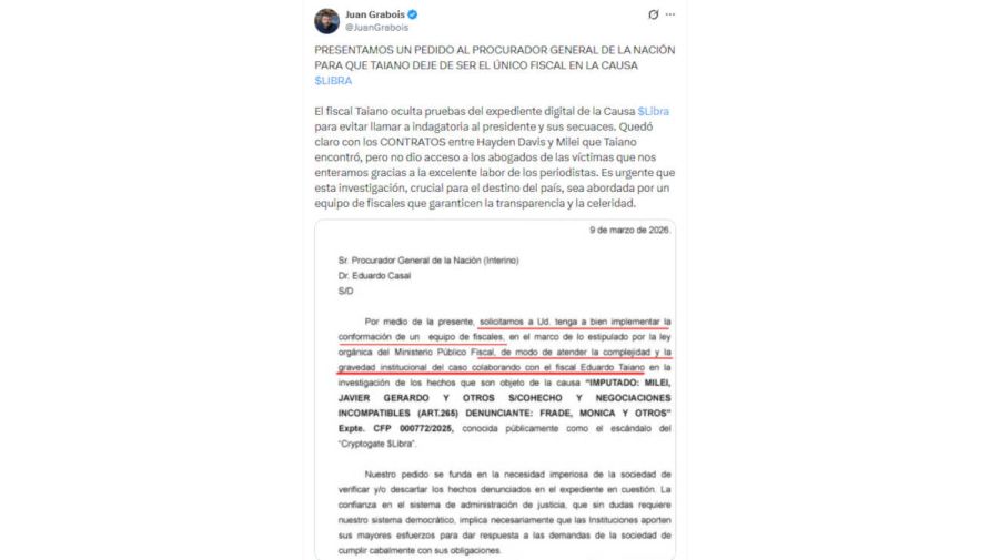 Juan Grabois X 20260309