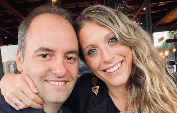 Manuel Adorni y Betina Angeletti