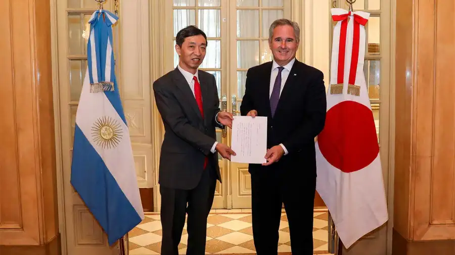 Pablo Quirno y el nuevo embajador de Japón 09032026