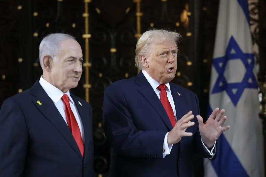 President Trump Meets With Israeli PM Netanyahu At His Palm Beach Estate