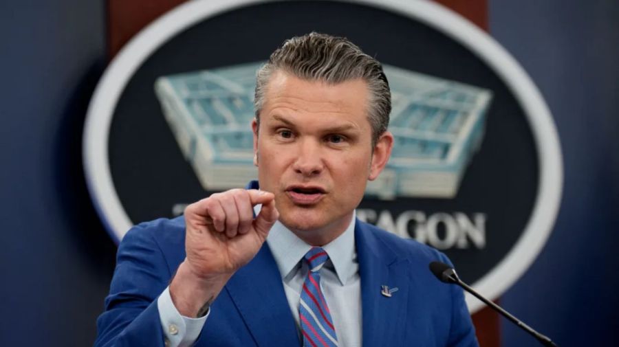 El secretario de Defensa de Estados Unidos, Pete Hegseth