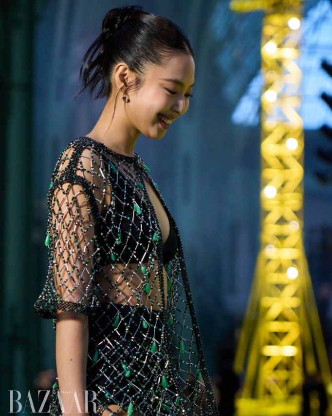Jennie en el desfile de Chanel 2026