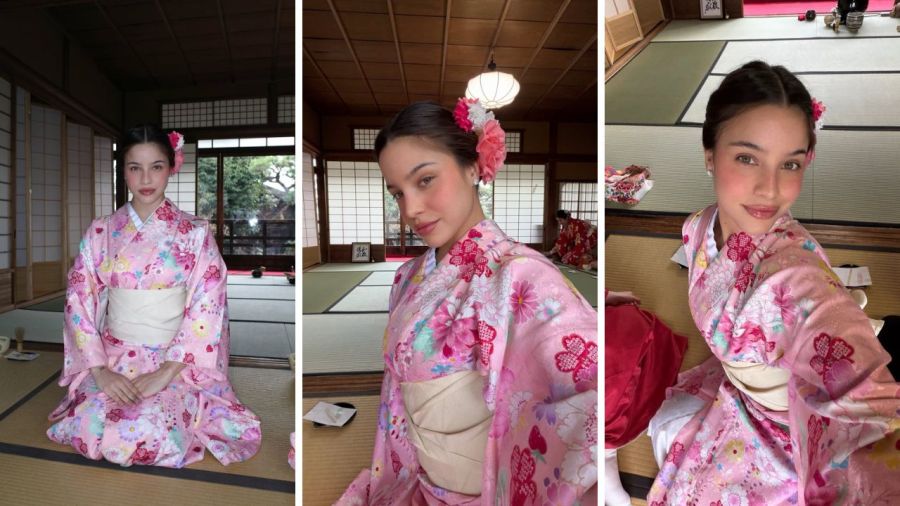 Las vacaciones de Duki y Emilia Mernes en Japón