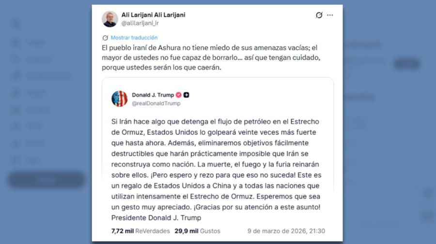 Posteo Ali Larijani 10032026