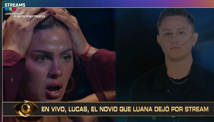 La reacción de Luana Fernández tras ver a su exnovio en Gran Hermano