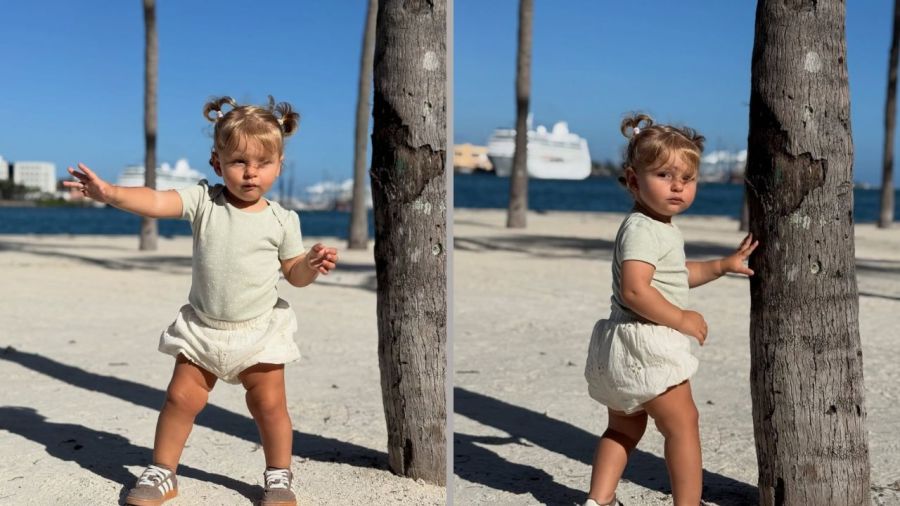 Amanda, la hija de Maca Rinaldi y Fede Hoppe