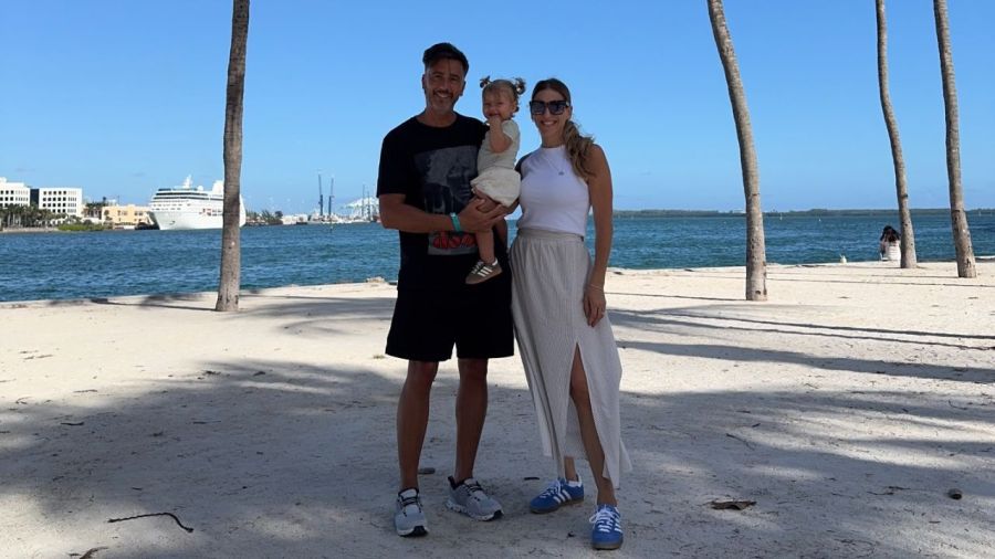 Amanda, la hija de Maca Rinaldi y Fede Hoppe