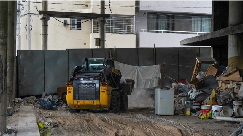 Comenzaron las obras para el cerramiento de "La Mole"