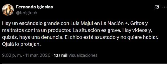 Escándalo y polémica con Luis Majul en LN+