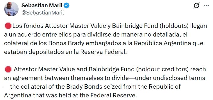 Fondos que acordaron con Arg Maril