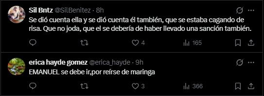 Posteos contra Emanuel Di Gioia