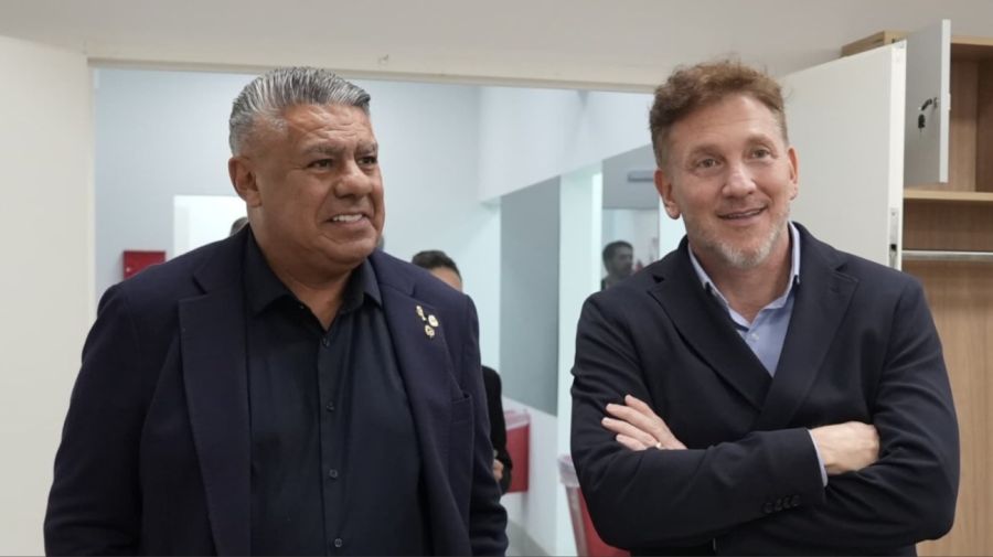 Claudio Tapia y Alejandro Domínguez