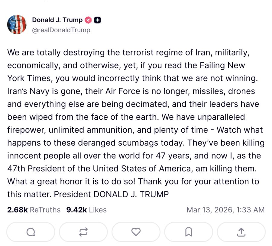 Donald Trump Truth Social