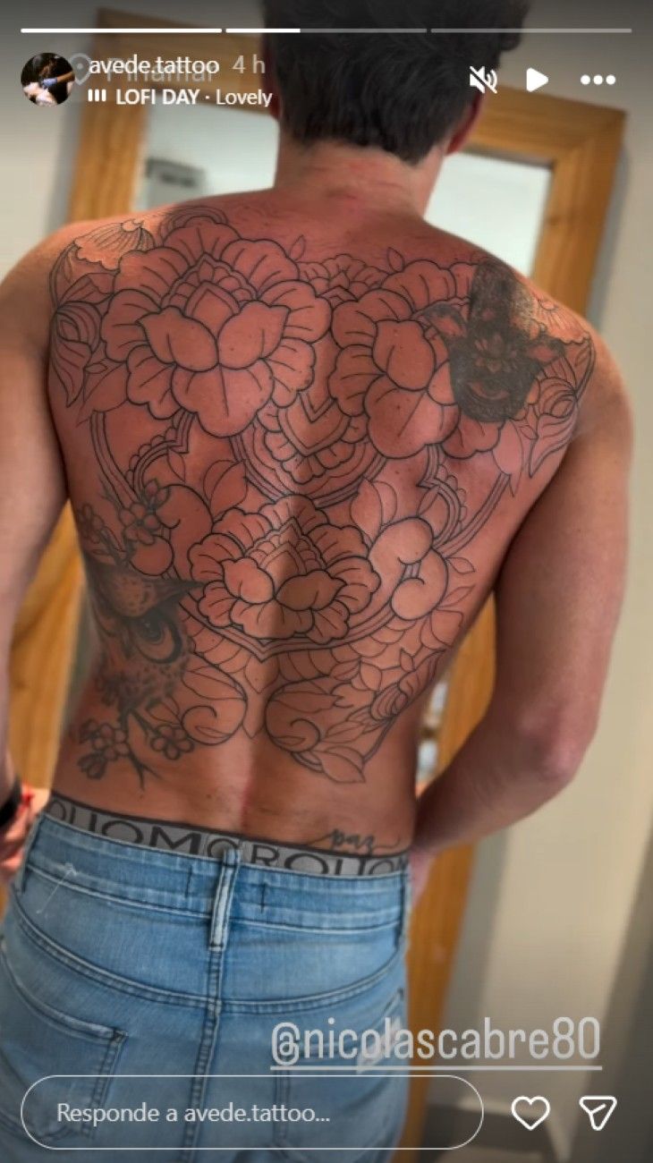 El tatuaje de Nicolás Cabré