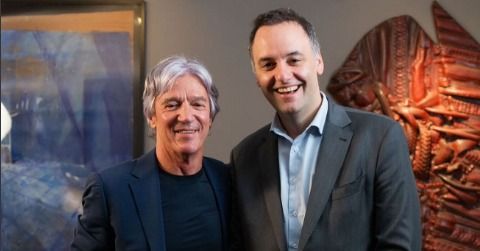 Marcelo Grandio y Manuel Adorni