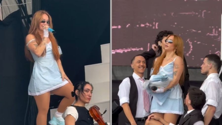 Ángela Torres en el Lollapalooza