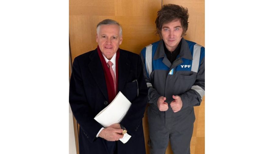 Javier Milei y Jesús Huerta de Soto