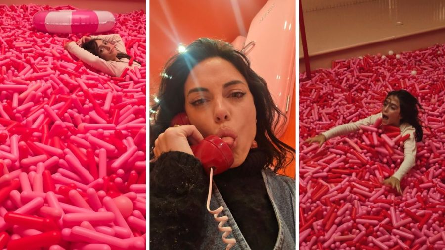 Vacaciones de Emilia Attías y su hija Gina