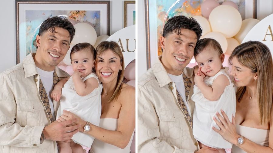 Cumpleaños de Aurora, la hija de Lisandro Martínez
