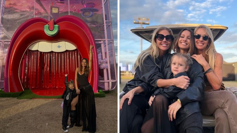 Look de Pampita y Anita García Moritán en el Lollapalooza 2026