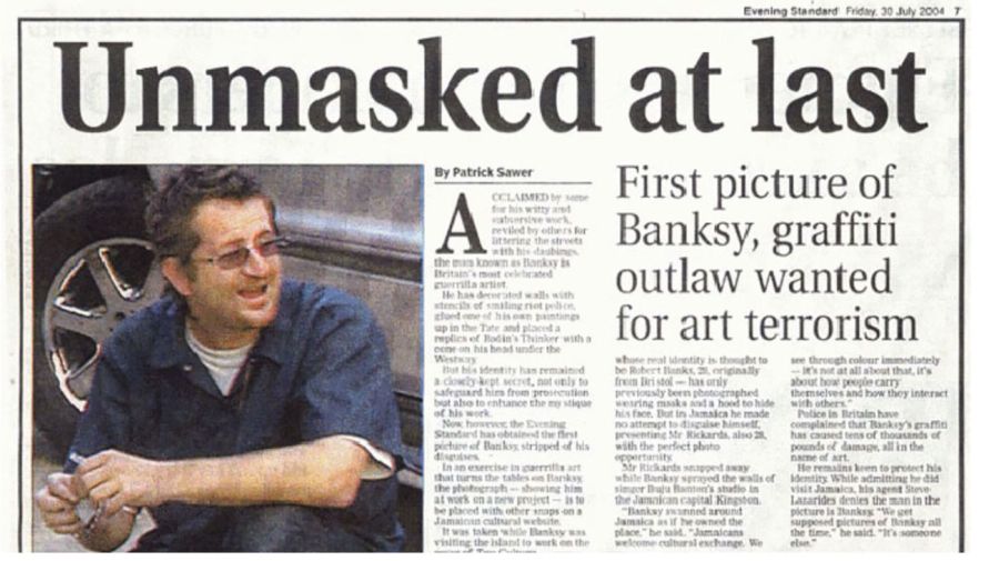 Aseguran haber revelado la identidad de Banksy