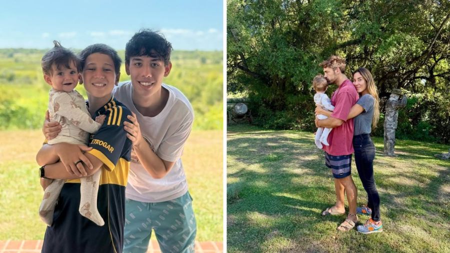 Cumpleaños de Momo, hijo de Jimena Barón