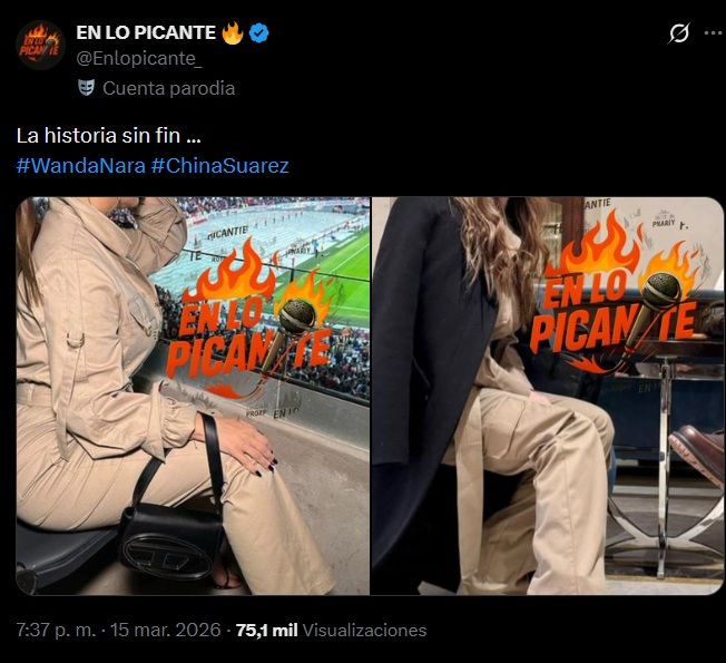 Semejanzas de los looks de la China Suárez y Wanda Nara