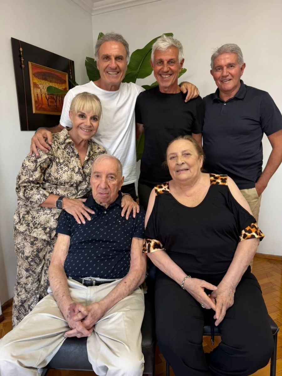 Carlos Bilardo y Claudia Villafañe