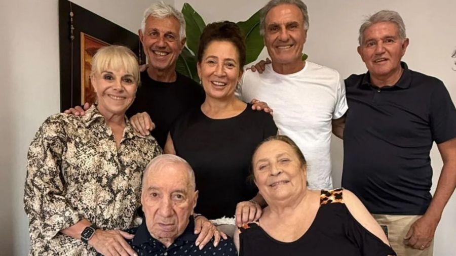 Carlos Bilardo y Claudia Villafañe