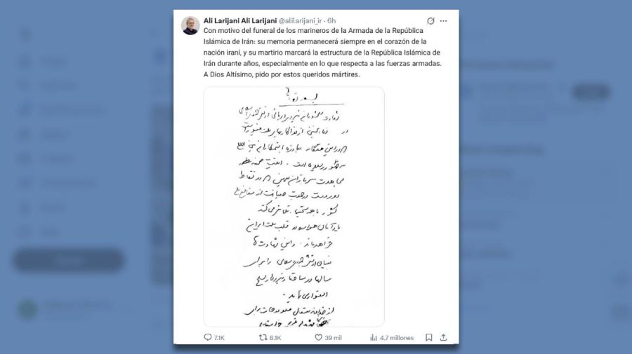 Posteo Ali Larijani 17032026